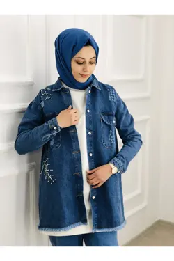 ژاکت ساده آبی برند NİZO MODA کد 1648452913