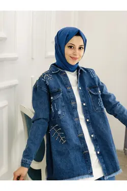 ژاکت ساده آبی برند NİZO MODA کد 1648452913