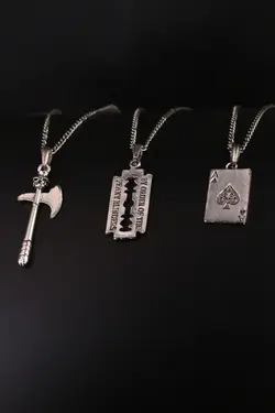 گردنبند کاغذی سر ست خشک مردانه تبر برند Dukkanka کد 1648652899