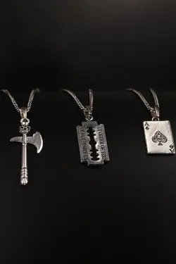 گردنبند کاغذی سر ست خشک مردانه تبر برند Dukkanka کد 1648652899