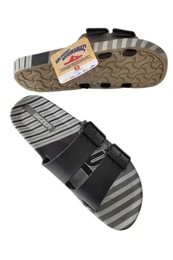 دمپایی راحت ساحلی استخر حمام بالکن کف سگک دار 4فصل روزانه داخل قابل تنظیم مردانه برند MODA SENİ کد 1648614170