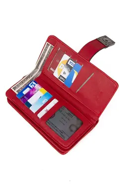 کیف پول قرمز جا کارتی زنانه برند S&amp;B Tekstil کد 1648763052