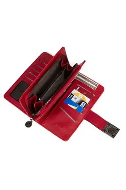 کیف پول قرمز جا کارتی زنانه برند S&amp;B Tekstil کد 1648763052