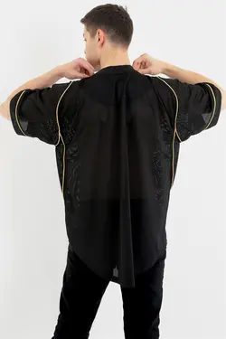 یونیفرم اصل بیس بال مشکی برند Ghetto off limits کد 1648755850