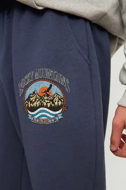 شلوار راحتی متناسب چاپی مردانه برند TRENDYOL MAN کد 1648752334