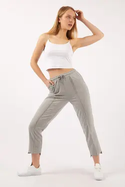 شلوار راحتی ساده پاچه طرح‎دار دوخته شده زنانه برند Twenty3 کد 1648738868