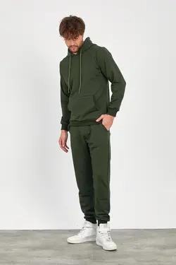 ست لباس راحتی کلاهدار یشمی برند DAMGA JEANS کد 1648687687