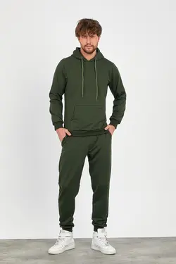 ست لباس راحتی کلاهدار یشمی برند DAMGA JEANS کد 1648687390