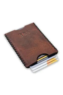 جا کلیدی آتنا قهوه کارتی / چرم اصل برند RBX Leather کد 1648836849