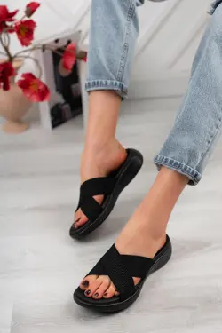 دمپایی استخر ضربدری آبی زنانه برند Moda Frato کد 1648778468