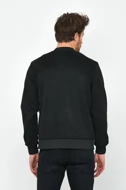 کاپشن غواصی تیکه دار مشکی مردانه برند Barazza کد 1648754950