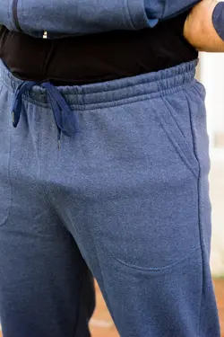 ست لباس راحتی قالب راحت یقه گلدوزی‎شده طرح‎دار ایستاده مردانه زیپدار برند Azıcık Akıllı کد 1648752248