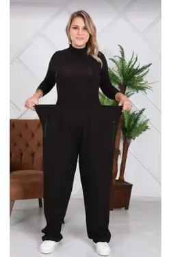 لباس راحتی ست تک نفره قد مشکی برند FEVİLLE کد 1648906928