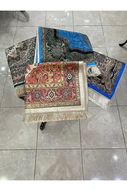 قابل شستشو لژدار سجاده پارجه ای لیز نمیخورد طرح‎دار برند Anadolu El Nakışları کد 1648881324