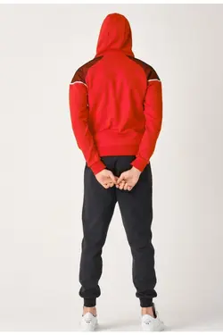 ست لباس راحتی کامل کلاهدار زیپدار برند KREPP کد 1648859711