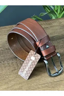 کمر کمربند مردانه جین چرم اصل سانتی متر برند NESİL DERİ کد 1648858339