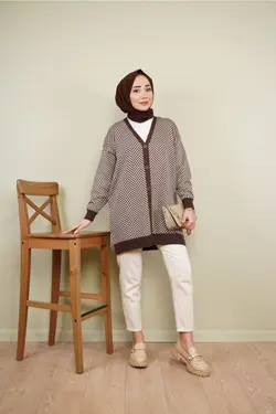 بافتنی طرح زیگ زاگ برند Kamil Keskin کد 1648856959