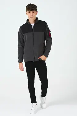 بافتنی نرم پلار طوسی مردانه برند Giymoda کد 1648976183