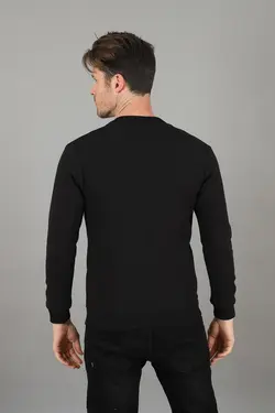 بافتنی مشکی مردانه برند Figo کد 1648977187