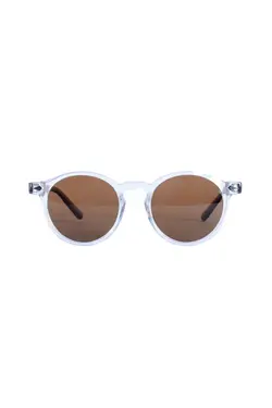 عینک گرد شفاف قهوه‎ای برند Jatelier کد 1648960867