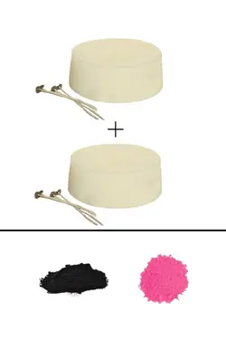 تولید میشود شمع ست سویا سیاه-صورتی برند Mumhane کد 1648959130