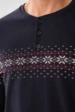 لباس راحتی سرمه ای برند Dagi کد 1648952721