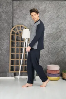 لباس راحتی جاکاردار مردانه 100پنبه برند Rimoli کد 1648952128