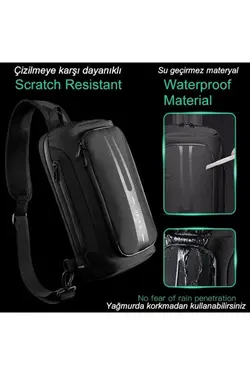جدید ضربدری چند ضد آب Usb کیف برند OZUKO کد 1649111048
