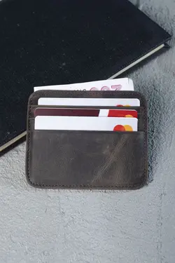 انتیک دو طرفه 1ست جا کارتی 6 چرم اصل برند naft کد 1649031968