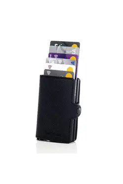 کیف پول ست اتوماتیک هوشمند رنگ جا کارتی چرم اصل برند DEKOHOP کد 1649031322