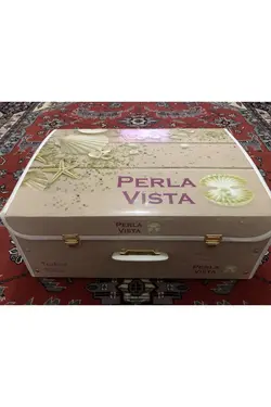 جعبه ساک ست پتو فرانسوی دو‎نفره توری پروانه برند Arus کد 1649187860