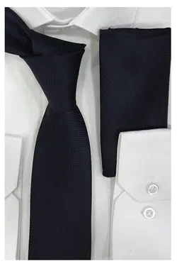 کراوات با دستمال مشکی برند Baritello REL کد 1649183769
