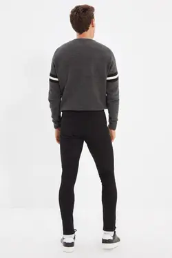 شلوار جین اسلیم فیت مردانه مشکی برند TRENDYOL MAN کد 1649173618