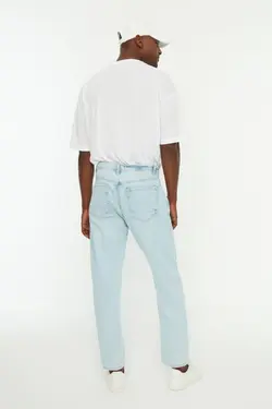 شلوار جین Relax آبی روشن مردانه برند TRENDYOL MAN کد 1649173617