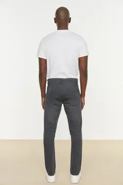 شلوار جین اسلیم فیت خاکستری آنتراسیت مردانه برند TRENDYOL MAN کد 1649173593