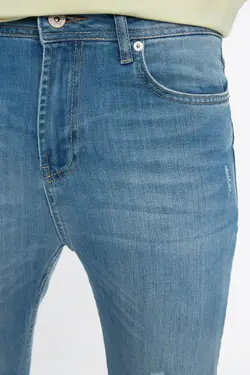 شلوار جین اندامی آبی روشن مردانه برند TRENDYOL MAN کد 1649173592