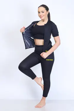 ست حرارتی چربی سوز زیپدار برند P&amp;W Polo Women کد 1649281342