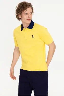 تیشرت زرد مردانه برند US Polo Assn کد 1649241936