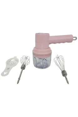 همزن خرد کن تخم مرغ بي سيم صورتی ترکیه کف کننده برند Yasomi کد 1649199925