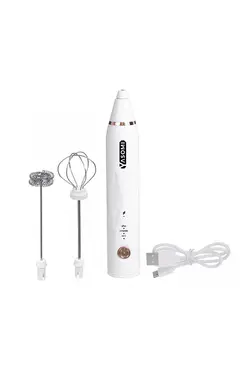 همزن شارژی تخم مرغ بي سيم سفید ترکیه کف کننده برند Yasomi کد 1649200527