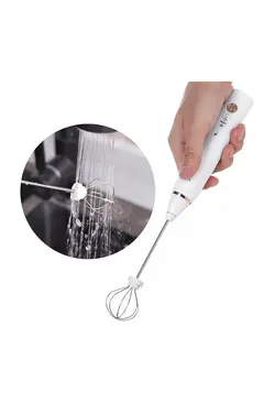 همزن شارژی تخم مرغ بي سيم سفید ترکیه کف کننده برند Yasomi کد 1649200527