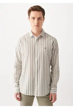 پیراهن اسلیم فیت مشکی برند Mavi کد 1649067312