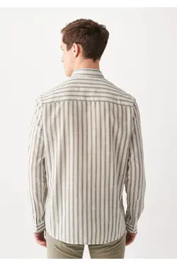 پیراهن اسلیم فیت مشکی برند Mavi کد 1649067312