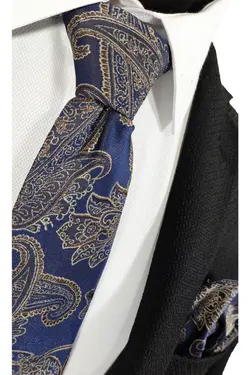 میکروفیبر جاکاردار طرح پرطاووسی سرمه ای 7cm برند BLC Basic Line Co. کد 1649362515