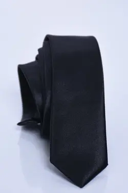کراوات ساده بچه گانه ساتن مشکی جدا شدنی برند FATELLA کد 1649362589