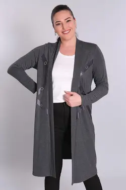 بافتنی اکسسوار فلزی طرح‎دار خاکستری آنتراسیت چرم برند metpoint کد 1649354179