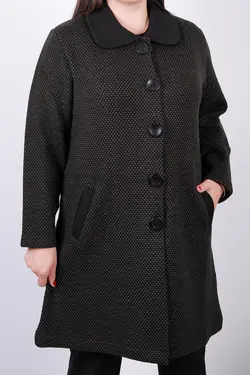 بافتنی چند بلند کلفت پشمی سایز بزرگ پالتو برند Laden کد 1649354418