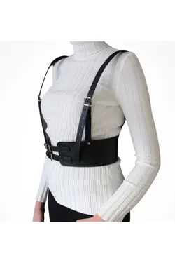 کرست کمربند دار 5789مشکی بند‎دار برند DEVOR Giyim کد 1649346390