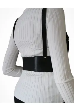 کرست کمربند دار 5789مشکی بند‎دار برند DEVOR Giyim کد 1649346390