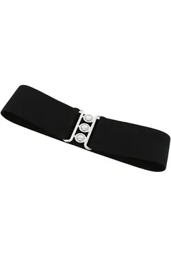 کمر پیراهن کمربند سیاه کرست دور زنانه پلاستیکی برند Beltingo کد 1649345888